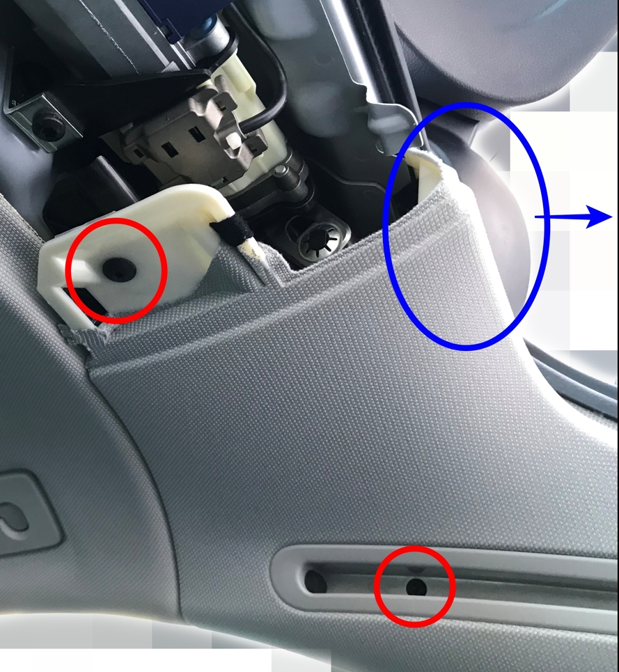 アウディA4アバント リアドライブレコーダー取り付け方法